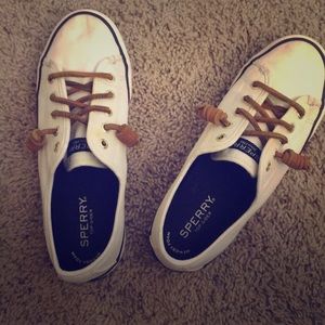 Sperry white sneakers